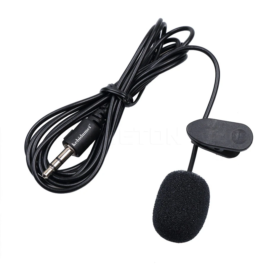 Kebidumei Мини 3,5 мм Hands Free клип на мини микрофон для ПК ноутбук высокое качество