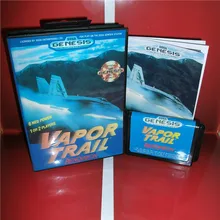 MD games card-Vapor Trail США чехол с коробкой и руководство для Sega megadrive Genesis игровая консоль 16 бит MD card