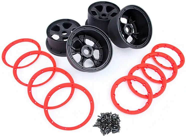

1/5 Baja 5B Wheel Hub & Beadlock 4pcs set for hpi km rv baja 5b ss