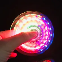 Светящийся светодиодный светильник, Спиннер, Спиннеры, светящиеся в темноте, светильник, EDC, Спиннер, Бэтмен, игрушки для снятия стресса