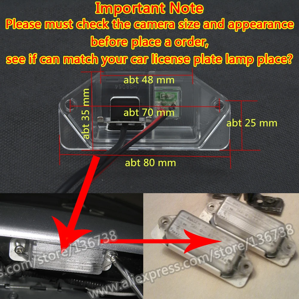 Камера заднего вида для Mitsubishi Lancer EX IO 1280 720 2005 2006 2007 2008|rear view camera parking|rear camerahd ccd |