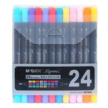 Чернила на водной основе Акварельная водная основа двойное Тонкое Перо наконечник и набор кистей и ручек инструмент для рисования