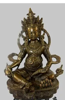 

Bronze statue copper wealth buddha mammographies lucky crafts decoration