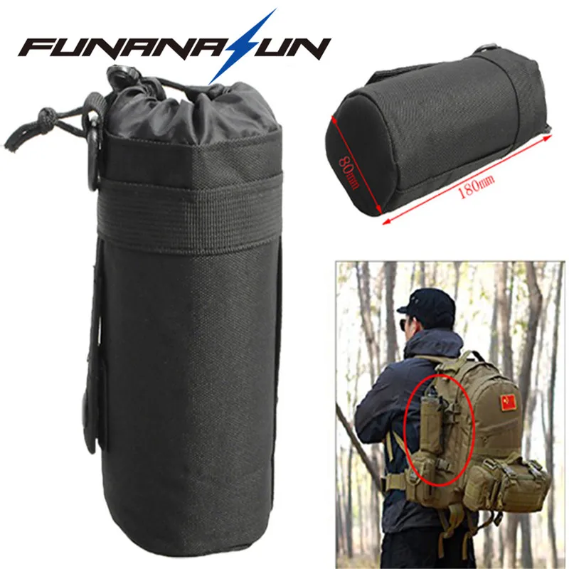 Outdoor Tactical Military Molle System Water Bottle Bag Pouch Holder Bag