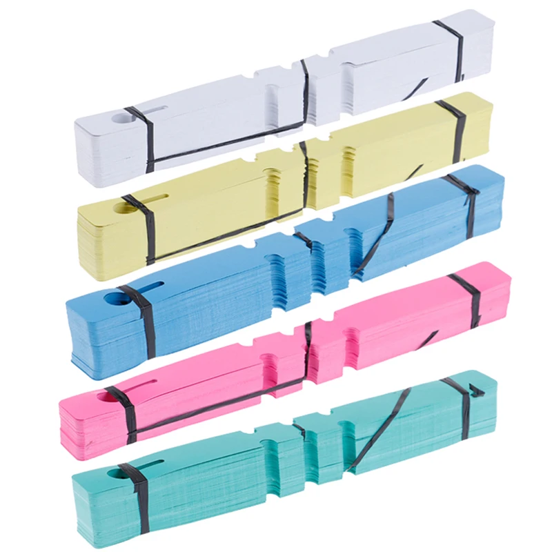 

100pcs Garden Plant Pot Markers Plastic Stake Tied Tag Court Lawn Seed Labels Flower Yard Court Plant Labels Decor