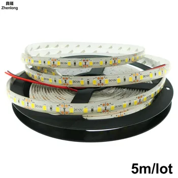 

5M/lot IP65 Waterproof 2835/3528 600 LED Strip Light Ribbon Tape 120led/m Warm White Cold White Blue Green Red LED Strip