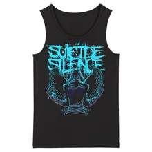Todhoof SUICIDE SILENCE Rap Металл альтернатива Металл Deathcore мужской топ топы на бретелях Азиатский размер