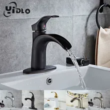 bathroom faucet mixer basin taps sink waterfall wash basin tap brass chrome vessel hot and cold water basin taps white A17 bathroom faucet into the wall cold and hot water taps embedded type mixer double handles table basin wash basin faucet torneira