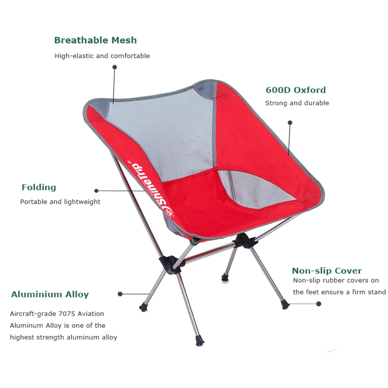  Outdoor Portable Folding Chair Seat Folding Stool For Fishing Camping Picnic Garden BBQ Beach Holid
