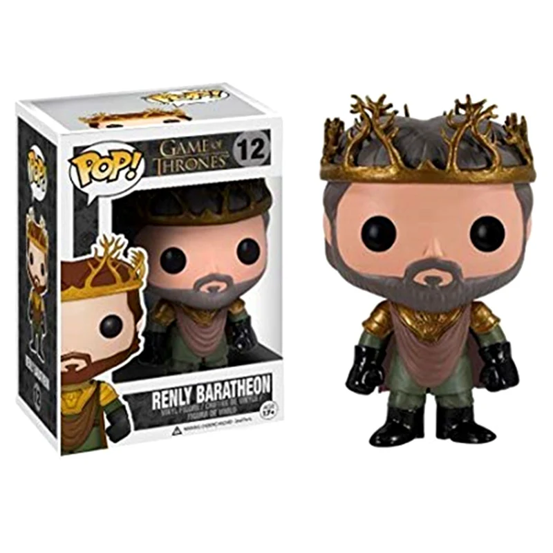 

Funko Pop New Arrival Game of Thrones: Renly Baratheon Vinyl Action Figures Collectible Model Toys For Children Boy Girl Gifts