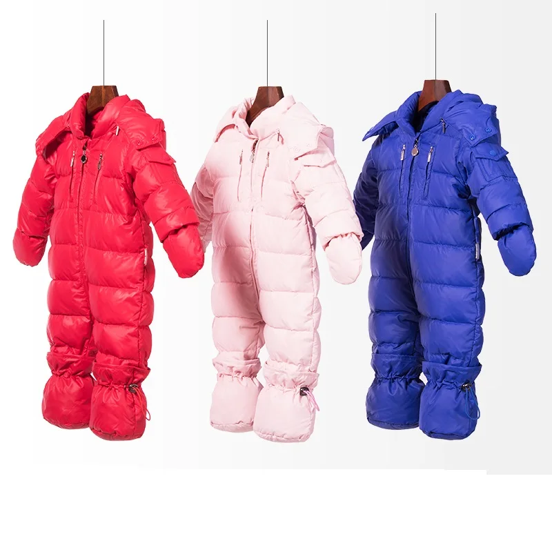 Baby Boy Girl Winter Outerwear Outfits Hooded Thermal Newborn Baby