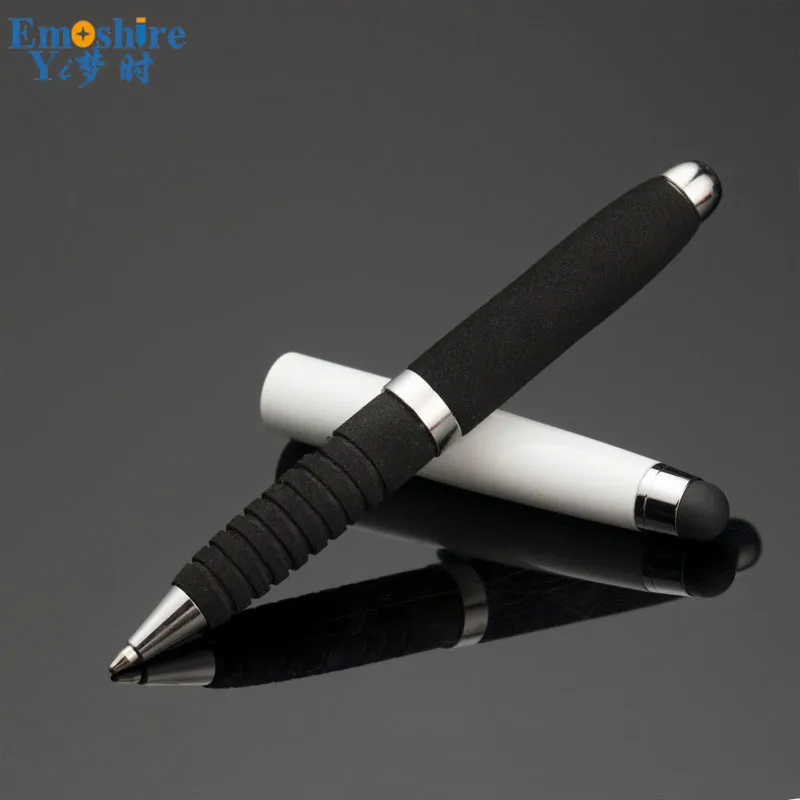 Emoshire EVA metal touch screen ballpoint pen sponge handle creative advertising gift capacitance pen custom LOGO a generation of hair (6)