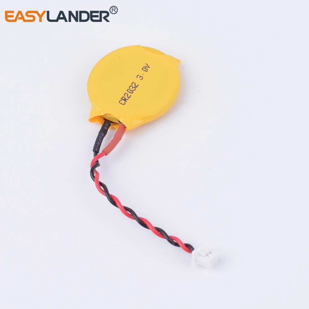 Lithium 3V CR2032 with cable with connector Button Cell Coin Cell Battery FOR Laptop motherboard