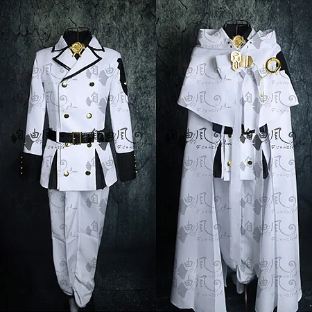 Костюм Аниме Owari no Serafu Seraph of the End костюм ажурной униформы ажурного лака для