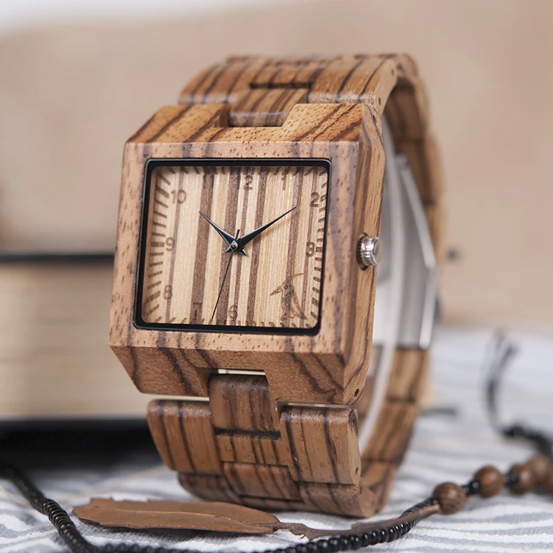Бобо птица часы мужские деревянные часы relogio masculin в деревянной подарочной коробке C-L24 Прямая поставка
