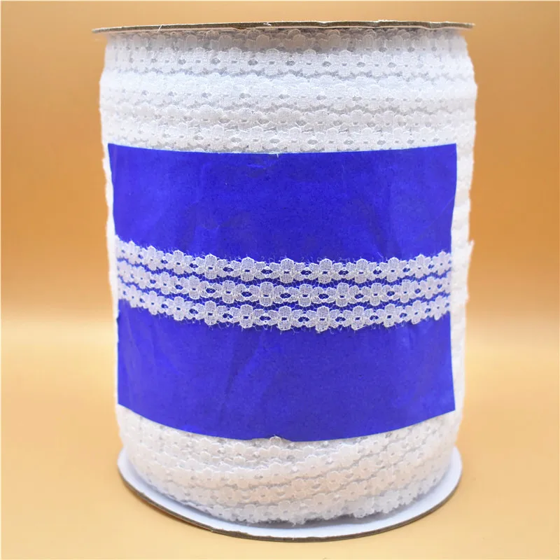 

2018 Top quality 300 Yard White Lace Ribbon 27mm wide Lace Trim Fabric Embroidered lace trimmings for sewing african lace fabric