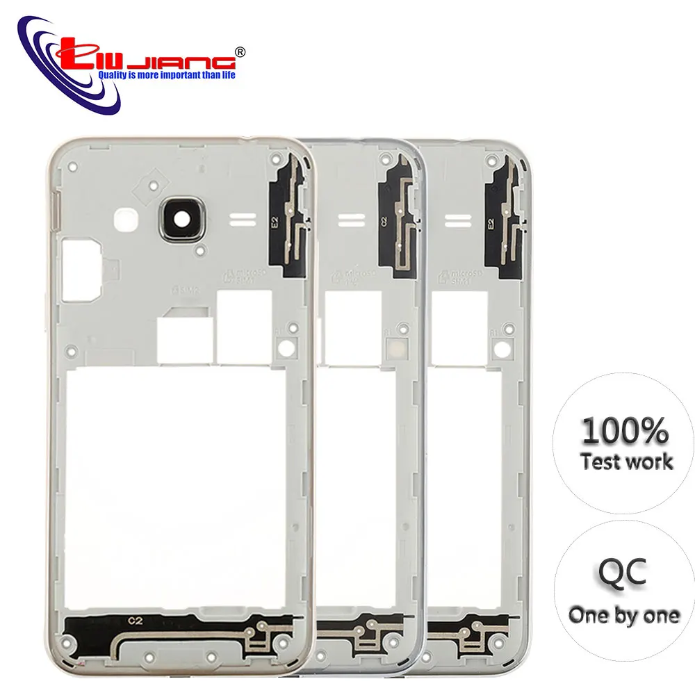 

Original Middle Bezel Frame Housing Door Chassis Cover For Samsung J3 2016 J320 J320F with Camera Cover Replacement