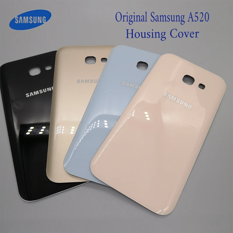 Оригинальный чехол для Samsung Galaxy A5 2017 A520 A520F с задней батареей 3D стеклянный корпус