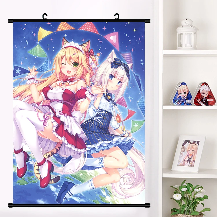 Anime Nekopara Otaku HD Print DIY Gift Wall Home Decor Scroll Poster 60*90cm #V5