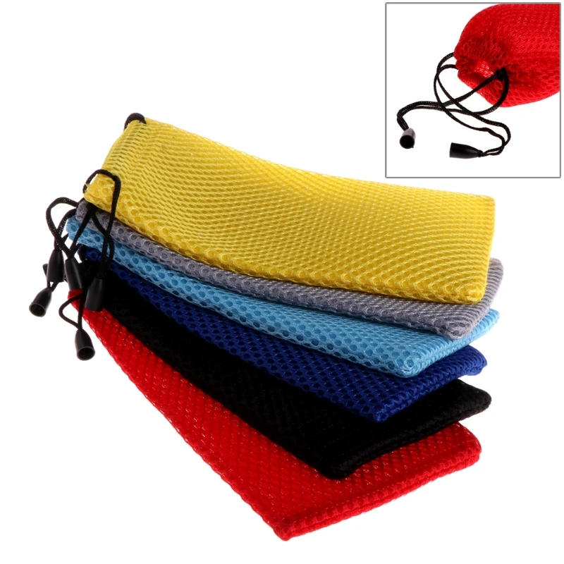 

Portable Mesh Plaid Sunglasses Eyeglasses Cloth Storage Bag Glasses Pouch Case