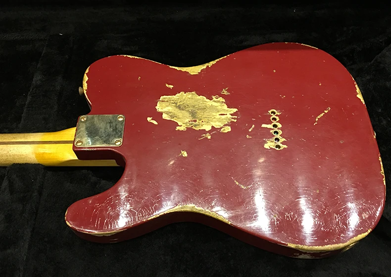 ,classical  electric Guitar relics by hands.support customization. 100% handmade guitar electric guitar 