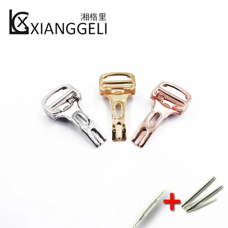 

Watch accessories stainless steel buckle For Cartier watch folding buckle 12mm 16mm18mm 20mm sports waterproof butterfly buckle