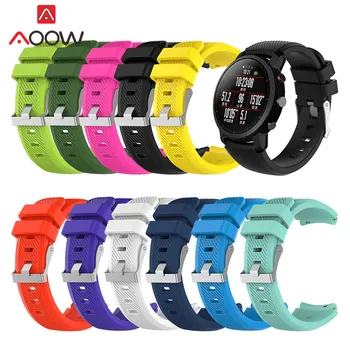 

Silicone Watchband for Huami Amazfit Stratos 22mm Quick Release Watch Band Rubber Replacement Bracelet Strap for Amazfit Pace