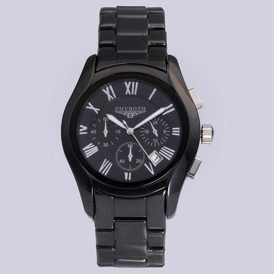 Новые мужские спортивные часы phyboth PB1400/1401 керамические наручные японские