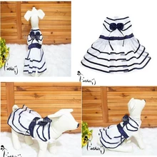 Летнее платье для собак, 1 предмет, милое красивое платье для собак в морском стиле, недорогое сексуальное платье для собак, одежда для собак разных размеров