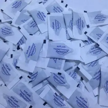 

100 pieces / lot Heatsink Compound Thermal Paste Grey Mini Grease Soft Pack cpu /gpu Cooler Silicone Grease