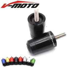 Аксессуары для мотоциклов с ЧПУ алюминий 7/8 ''22 мм руль ручки ручка бар крышка торцевые вилки для TRIUMPH 675 STREET TRIPLE/R 08-18