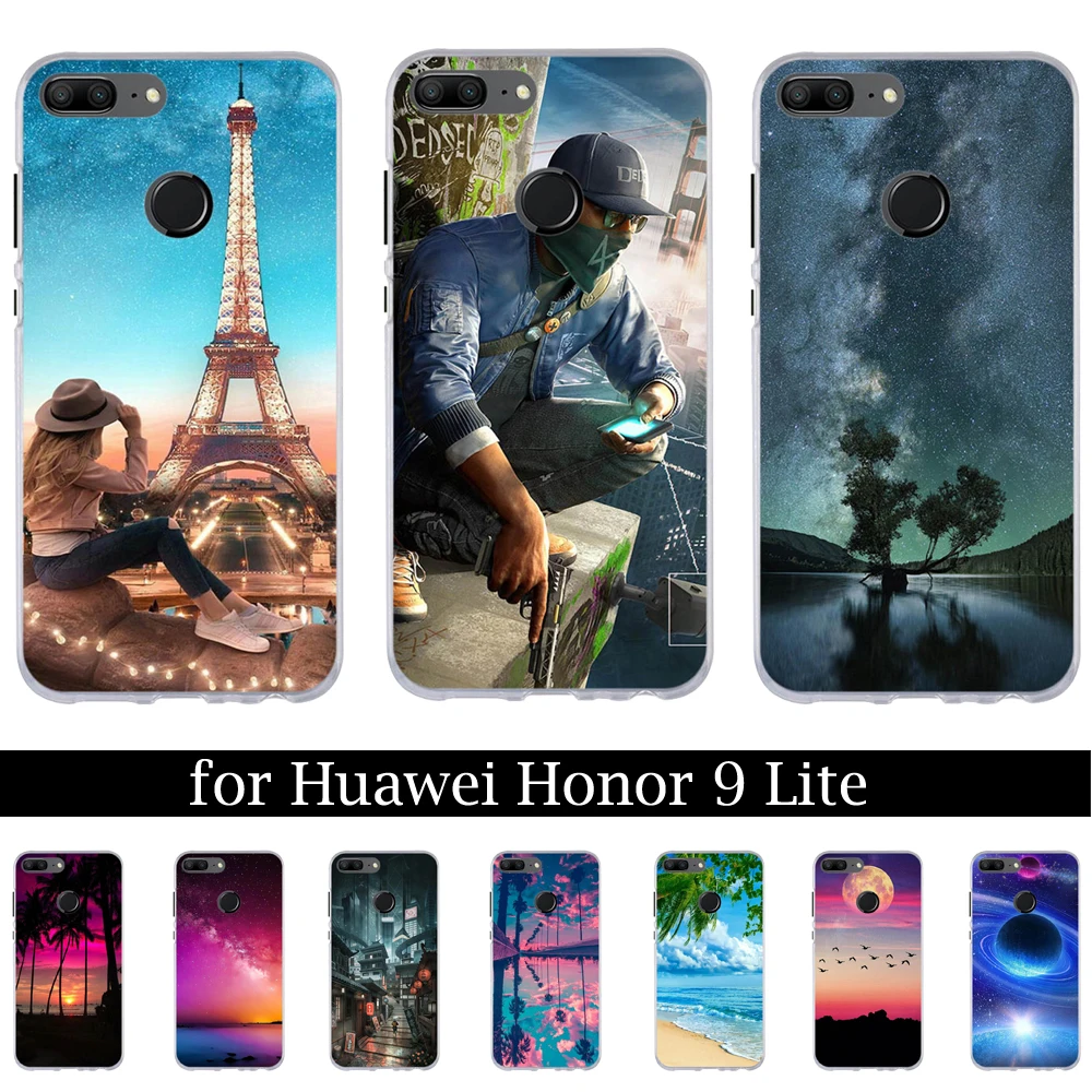 Чехол для huawei Honor 9 Lite, чехол для Honor 9 Lite, чехол, бампер, силиконовый чехол для телефона, чехол для Honor 9 Lite 9 Lite