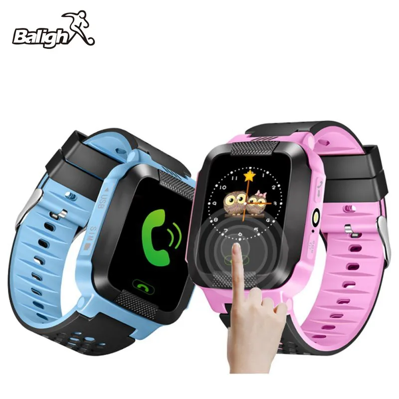 

Hold Mi Q90 GPS Phone Positioning Children Watch 1.22 inch Color Touch Screen WIFI SOS Smart Watch Baby Q80 Q50 Q60 Find