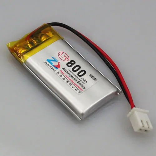 Беспроводной литий ионный аккумулятор 800 мАч 652040 3 7 в|li-ion rechargeable|rechargeable bluetoothpolymer