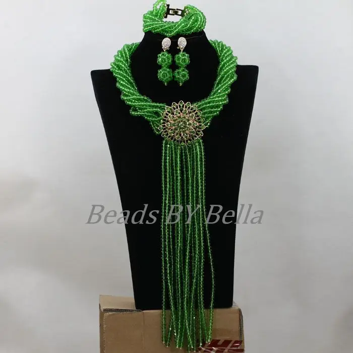 Горячие дизайн зеленый нигерийский бисерные ожерелья наборы кристалл свадебные ювелирные наборы африканские Свадебные бусы Новинка Беспл... Горячие дизайн зеленый нигерийский бисерные ожерелья наборы кристалл свадебные ювелирные наборы африканские Свадебные бусы Новинка Беспл...