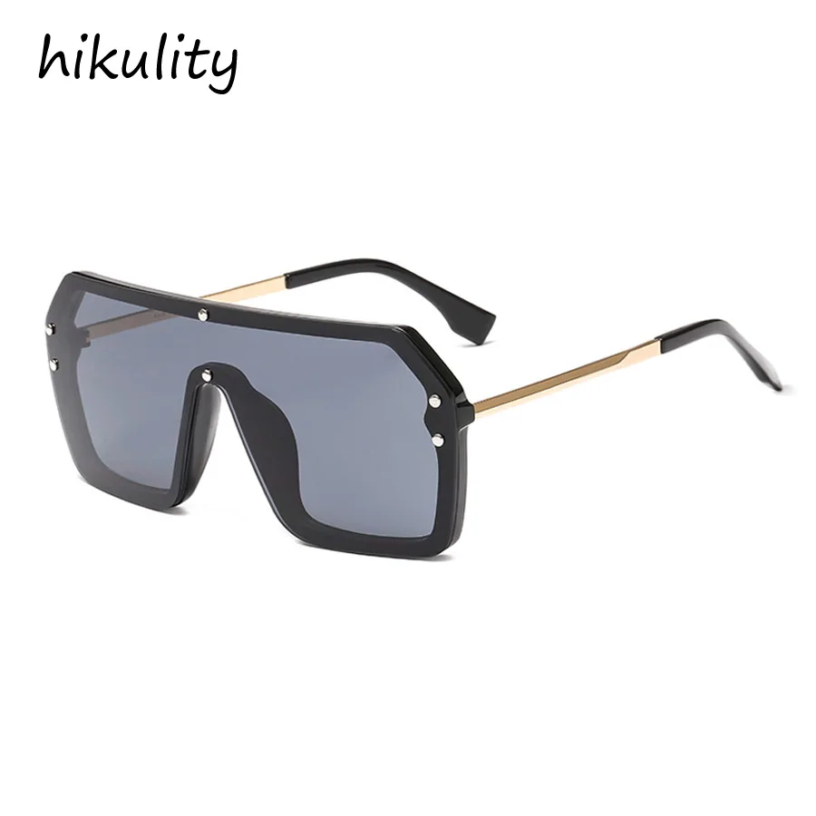 

90118h New 2019 One Piece Style Sunglasses Women Brand Designer Vintage Oversized Ladies Shades Large Frame Sun Glasses for Men