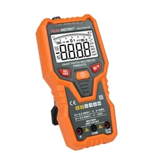 Профессиональный Умный Цифровой мультиметр PM8247S емкость подсветка, Удерживание данных DCV ACV DCA Ом Вольтметр