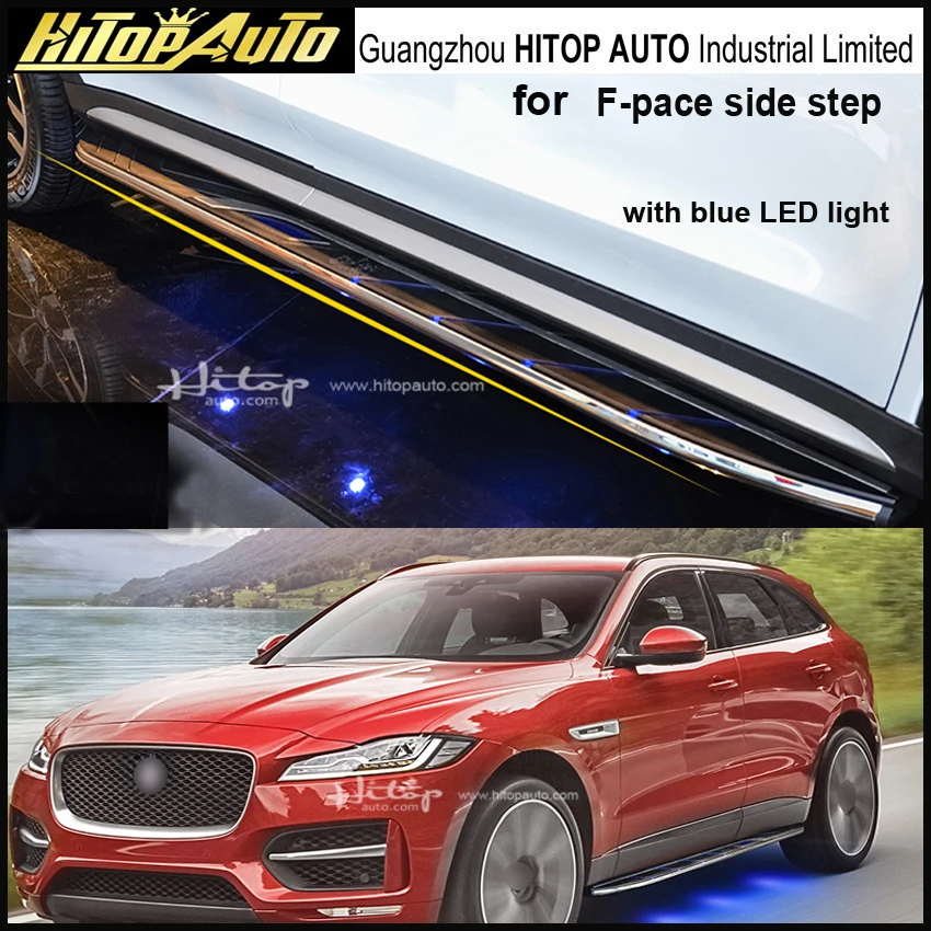 Самая популярная подножка боковая планка nerf для Jaguar F PACE Acura CDX с сисветодиодный