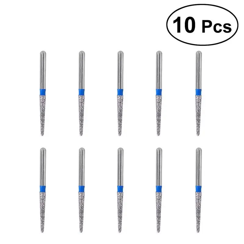 10pcs Dental Burs Diamond Burs High Speed Burs Dental Bur Drill Teeth