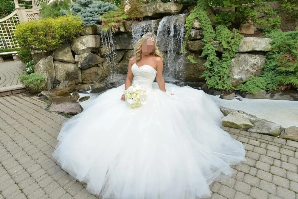 Pnina Tornai Robe De Mariage White Princess Sweetheart Long