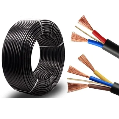 Провод RVV из чистой меди шнур питания 2 ядра или 3 11 ~ 20AWG квадратный уличный провод