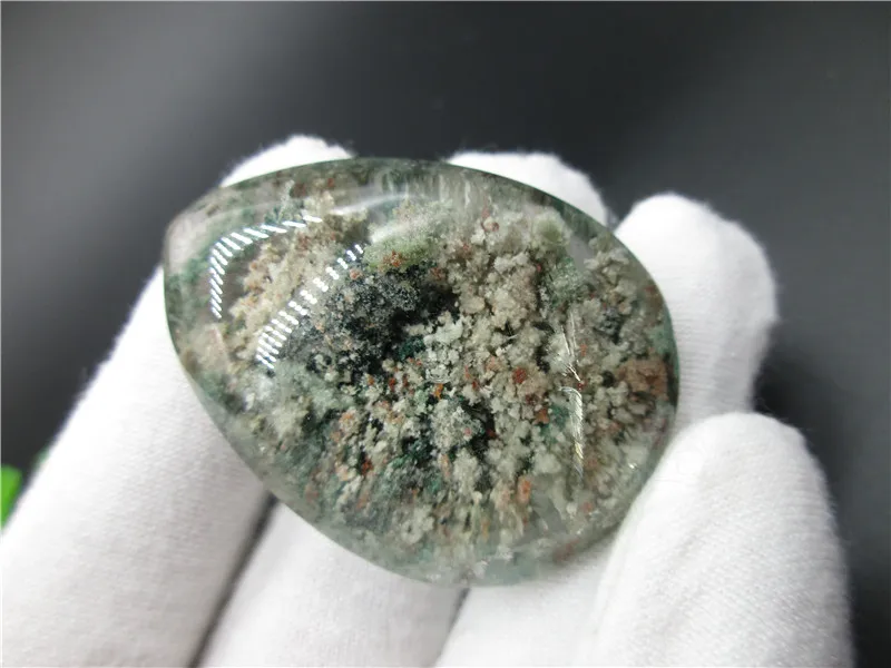 AAA Rare Real Clear Natural Green Ghost Flower Mineral Garden Quartz
