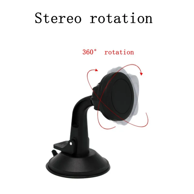 Универсальный автомобильный магнитный держатель на присоске ABC для мобильного телефона, автомобильный держатель для телефона, gps дисплей, подставка, вращающийся кронштейн на 360