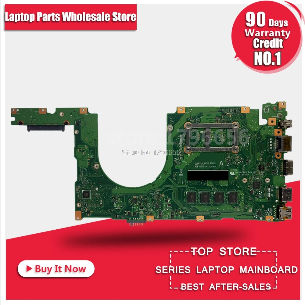  For ASUS PU401 PU401L PU401LA 4G-I7-4500 Laptop Motherboard System Board Main Board Card Logic Boar