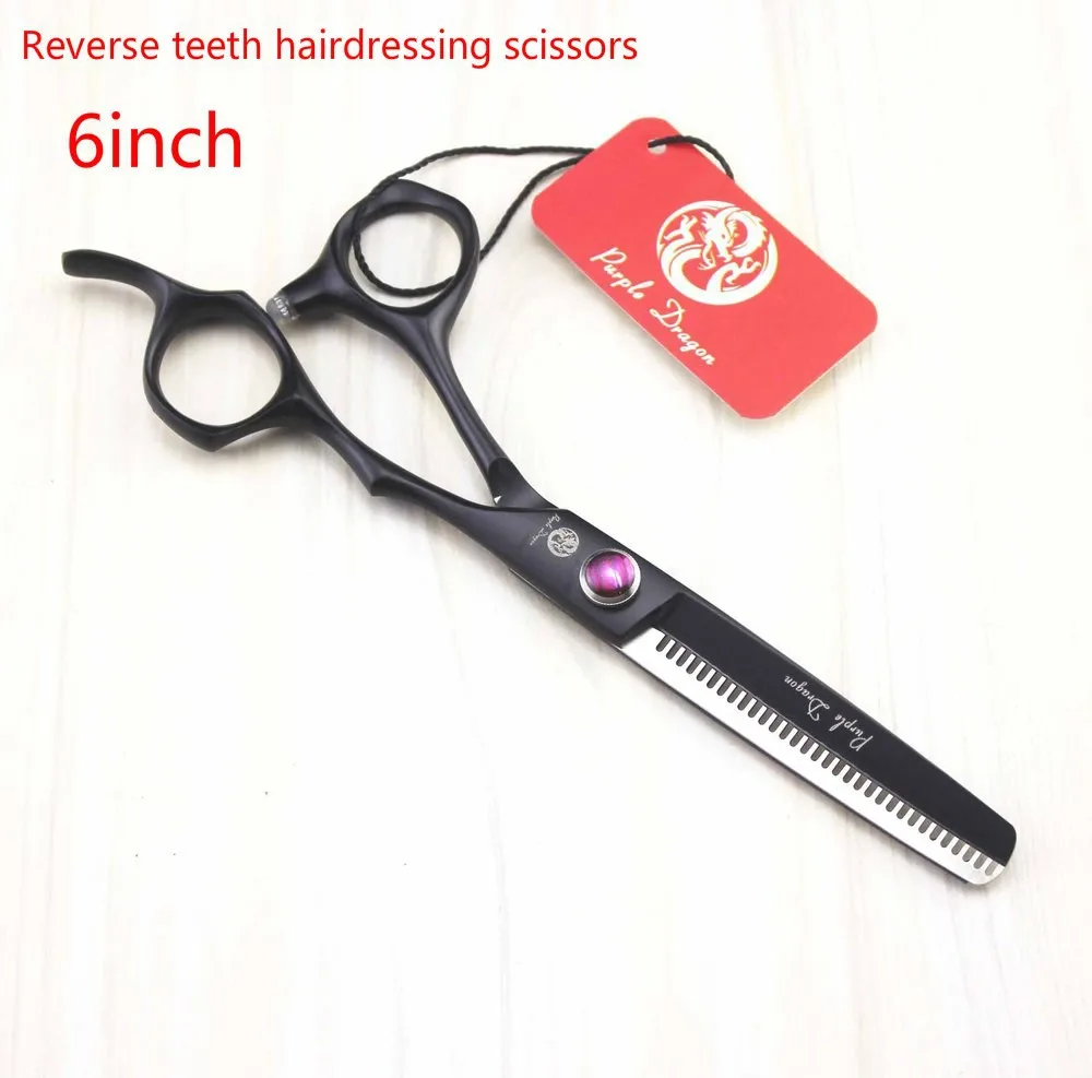 

6 inch Reverse Teeth Hairdressing Scissors Hair Shear NEW