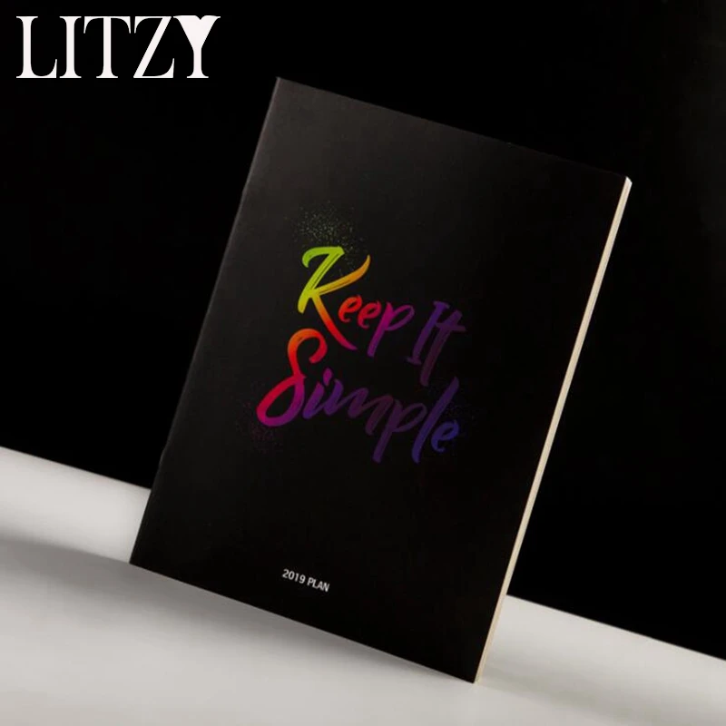 

2019 Notebook Kawaii Daily Weekly Monthly Yearly Calendar Planner Agenda Schedule Organizer Bullet Journal Books School A4