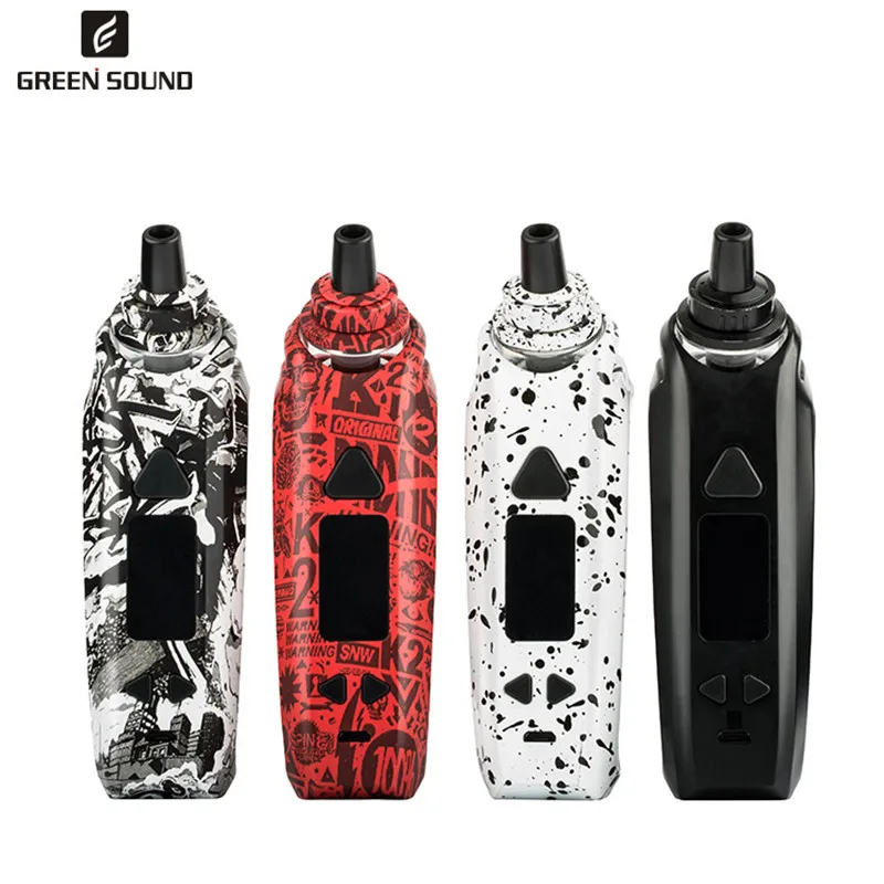 

New Arrival Green Sound GS Q90 TC SMART MOD Kit Electronic Cigarette Vaporizer Pen fit 2200mAh Battery Box Mod Vape kit