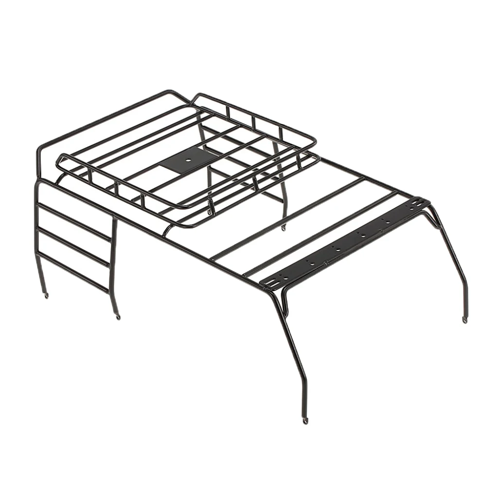 Metal Roof Luggage Rack Carrier for 1/10 RC Car AXIAL SCX10 Rock Crawler Car