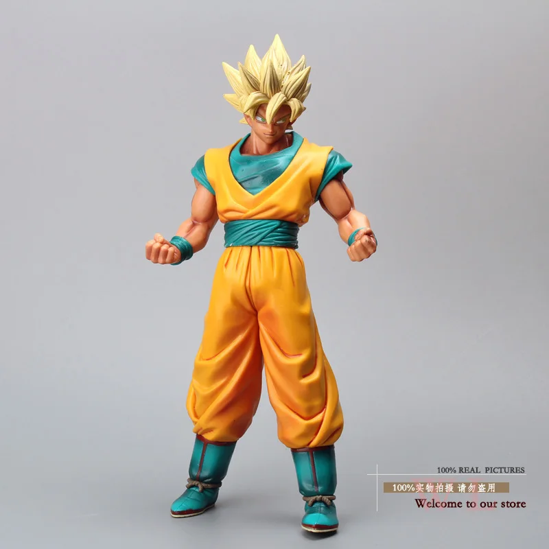 

Free Shipping Anime Dragon Ball Z Super Saiyan Son Gokou Son Goku PVC Action Figure Collection Model Toy 12" 30cm DBFG128