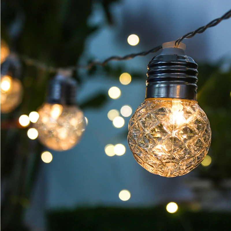 Luzes de Fadas Luzes da Corda ao ar Livre à Prova Energia da Lâmpada String Guirlandas Solares Jardim Natal Decorativo Solar Dwaterproof Água Led 4 Led string luzes de fadas guirlandas solares